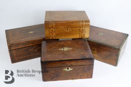 Four Stationary Boxes