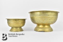 Indonesian Brass Bowls