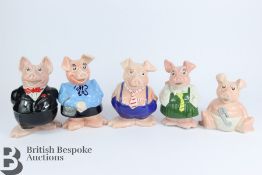 Collection of Wade Piggy Banks