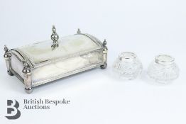 Silver Plate Inkwell