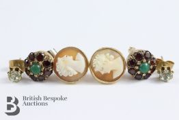 Three Pairs of Earrings