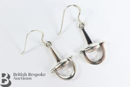 Pair of Silver Stirrup