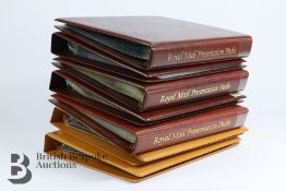 Box Containing Seven Royal Mail Presentation Pack Folders