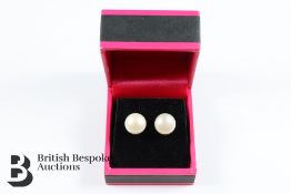 Pair of Cultured Pearl Stud Earrings
