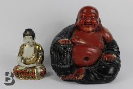 Large Plaster Buddha