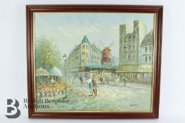 20th Century Parisian Scene by Burnett