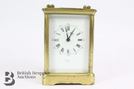 French Brass Carriage Clock