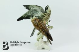 Karl Ens Volkstedt Porcelain Falcon