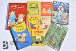 Assorted Vintage Babar and Madeline Books