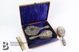 Silver Vanity Set