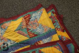 Two Antique Indian Cotton Bedspreads