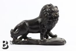 Plaster Cast of a Lion