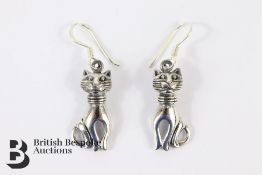Pair of Silver Earrings