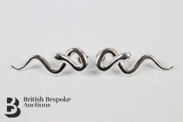 Pair of Silver Earrings