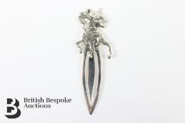 Silver Bookmark