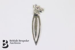 Silver Book Mark