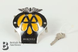 1940's /50's AA Automobile Association Car Badge