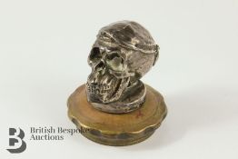 Unusual Skull Accessory Radiator Mascot