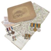 A WW1 Military Cross five medal group awarded to 12th Battalion Manchester Regiment