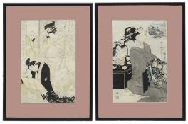 Two early 20th century Japanese woodblock prints