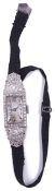 An Art Deco platinum diamond cocktail watch