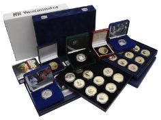 Royal Mint - A collection of silver and other Royal commemorative proof coins