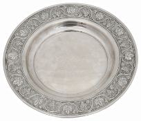 A Continental .900 silver plate