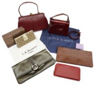An interesting collection of designer and luxury wallets, bags etc...