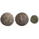 Ptolemy III Euergetes AE39.struck 245-222 BCHead of Zeus-Ammon right, wearing tainia / Eagle - Image 1 of 2