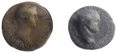 Livia AE Dupondius.Rome, Struck under Tiberius, 22-23 AD.SALVS AVGVSTA, Bare-headed and draped