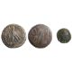 Ptolemy III Euergetes AE39.struck 245-222 BCHead of Zeus-Ammon right, wearing tainia / Eagle - Image 2 of 2