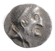 The Seleucid Kingdom, Alexander II Silver Drachm128-123 BCBust right / Athena standing left, holding