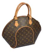 A Louis Vuitton brown vintage monogram Ellipse PM top handle bag