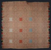 A Victorian Paisley turnover double sided shawl c.1865-70