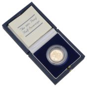 Elizabeth II proof half sovereign, 1983