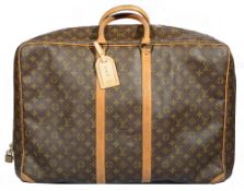 A Louis Vuitton 'Sirius 60' monogrammed leather suitcase/large holdall