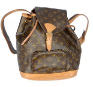 A Louis Vuitton monogrammed ruck sack
