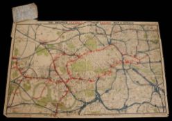 The Improved District Railway Map of London, 1882