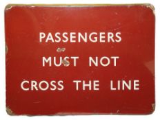 A BR(M) enamel sign