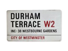 Durham Terrace Inc: 38 Westbourne Gardens W2
