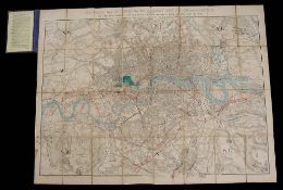 Stanford's Map of Metropolitan Railways, Bridges, Embankments &c., 1863,