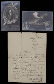 Military and Aviation int. Signed letter by Major George Herbert 