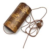 A 19th century Japanese four case black and gold lacquer inro