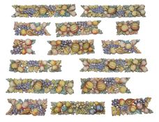 A set of fourteen 19th century continental enamel mounts