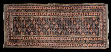 An early 20th century Baluchi runner