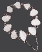 A Norwegian silver and enamelled bracelet by Andresen & Scheinpflug