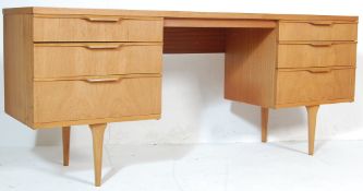 RETRO VINTAGE 1970S TEAK WOOD WRITING TABLE DESK B