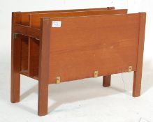 1960’S GUY ROGER TEAK WOOD MAGAZINE RACK