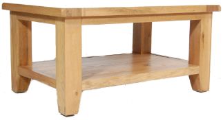 CONTEMPORARY OAK FURNITURE LAND COFFEE TABLE