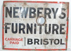 RETRO VINTAGE MID 20TH CENTURY ENAMEL SIGN